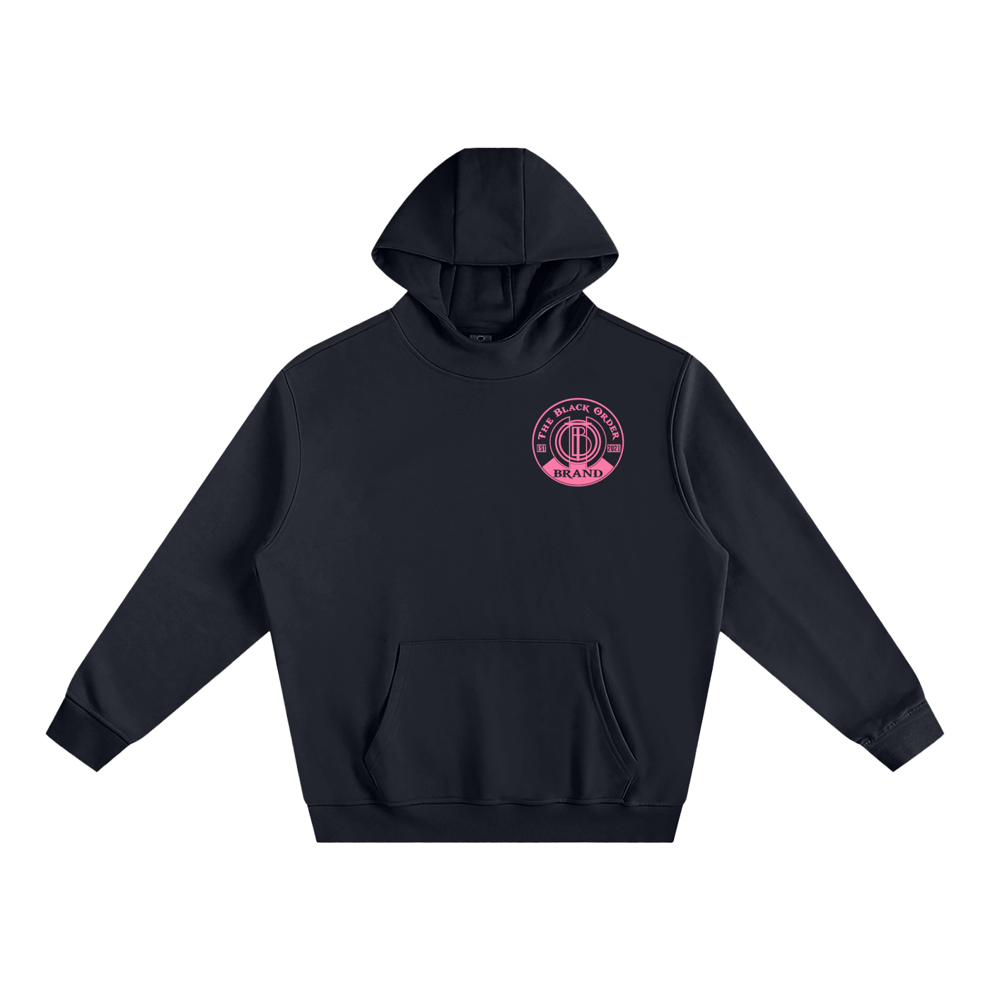 Fleeced High Neck Hoodie