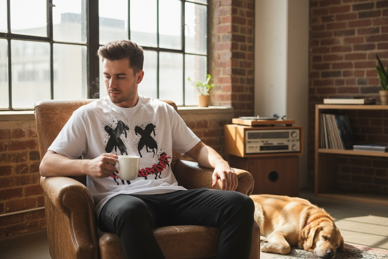 Drop Shoulder T-Shirt - 300 GSM