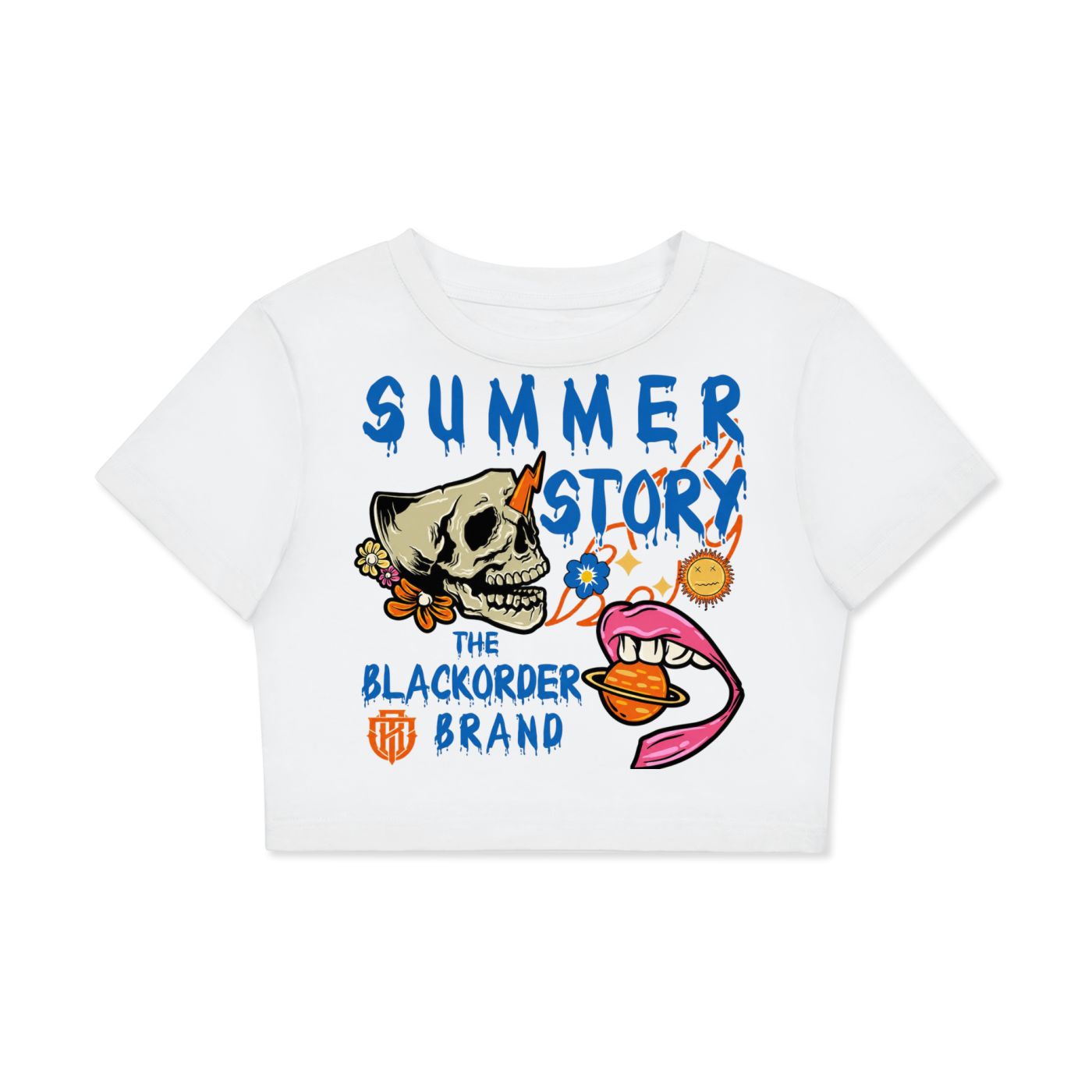 Women’s Fitted Crop Cotton T-Shirt