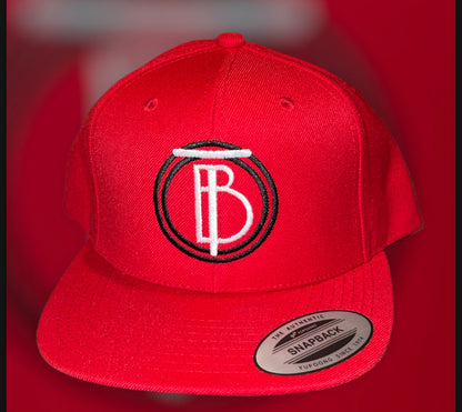 Back in Stock! THE BlackOrder logo red snapback